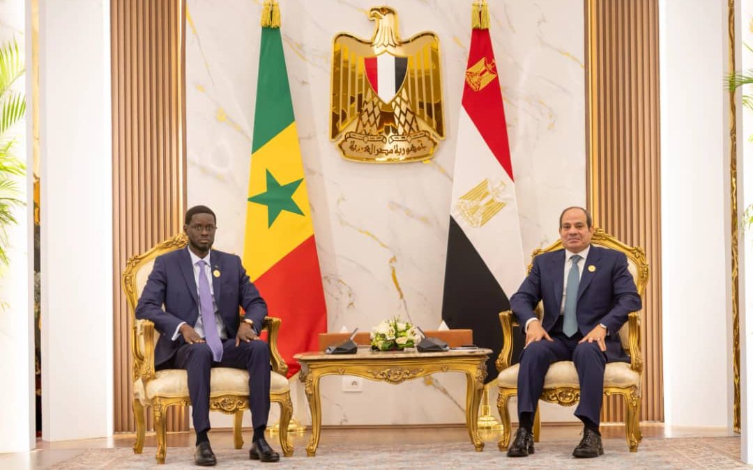 Bassirou Diomaye Faye porte la voix de la CEDEAO et renforce le partenariat avec l’Égypte